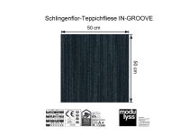 Modulyss Schlingen-Teppichfliese In-Groove 575