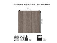 Modulyss Schlingen-Teppichfliese First Streamline 106