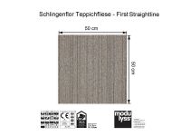 Modulyss Schlingen-Teppichfliese First Straightline 144