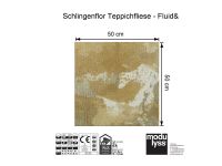 Modulyss Schlingen-Teppichfliese Fluid& 224