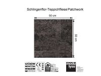Modulyss Schlingen-Teppichfliese Patchwork 830