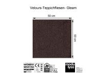 Modulyss Velours-Teppichfliese Gleam 306