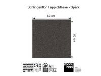 Modulyss Schlingen-Teppichfliese Spark 847