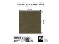 Modulyss Velours-Teppichfliese Gleam 212