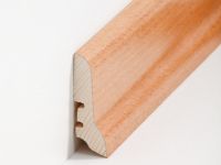 Holz Sockelleiste Klassisch Buche gedämpft 20 x 60 x 2500 mm