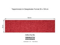 Teppichfliese Chiffon Pearl Mo 150 selbsthaftend