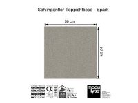 Modulyss Schlingen-Teppichfliese Spark 102