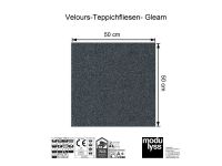 Modulyss Velours-Teppichfliese Gleam 579