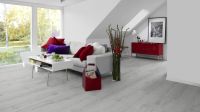 Vorschau: Tarkett Klickvinyl ID Inspiration Click Solid 55 CLASSICS Scandinavian Oak Medium Grey Wohnzimmer