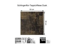Modulyss Schlingen-Teppichfliese Dusk 21B