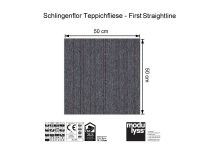 Modulyss Schlingen-Teppichfliese First Straightline 963