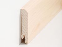 Holz Sockelleiste Rund Ahorn 15 x 70 mm