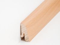 Holz Sockelleiste Modern Buche 19 x 38 mm