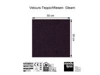 Modulyss Velours-Teppichfliese Gleam 482